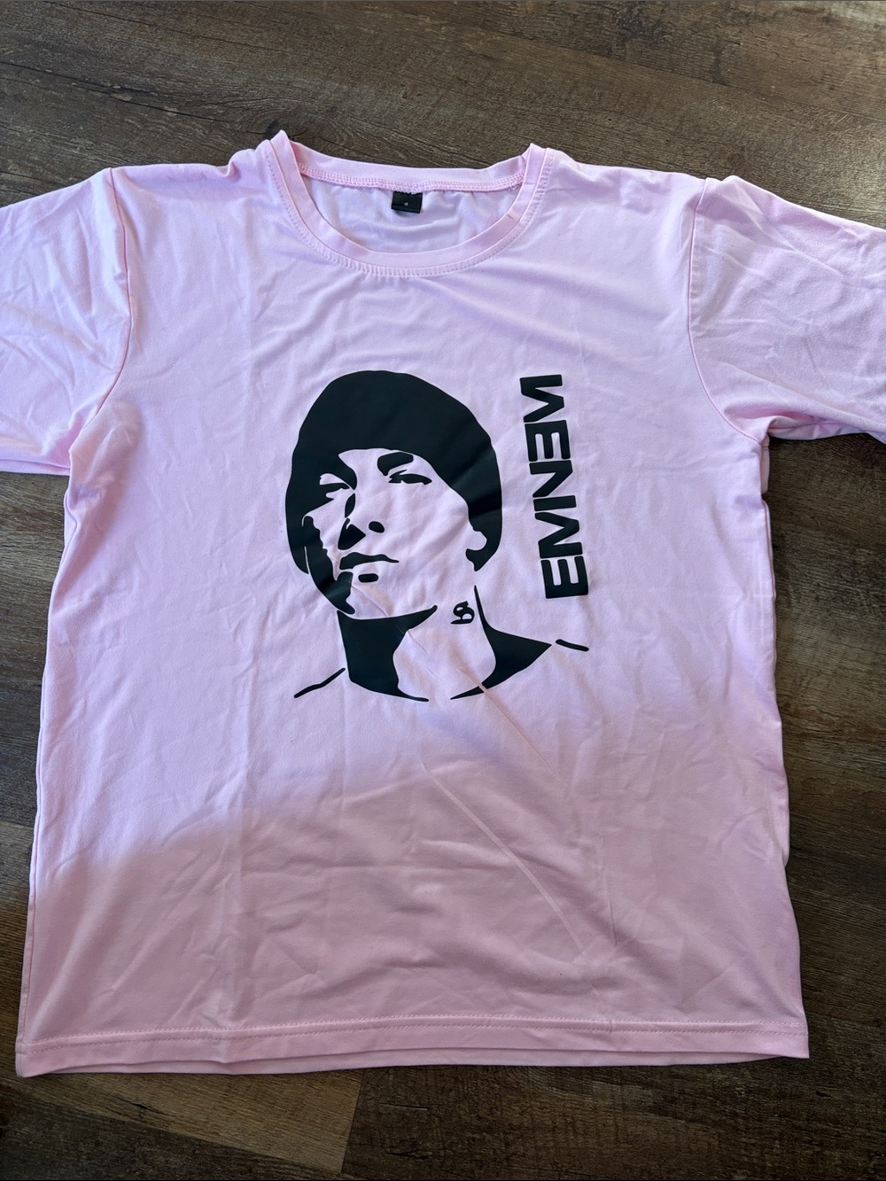 Eminem Graphic Tee in Light Pink